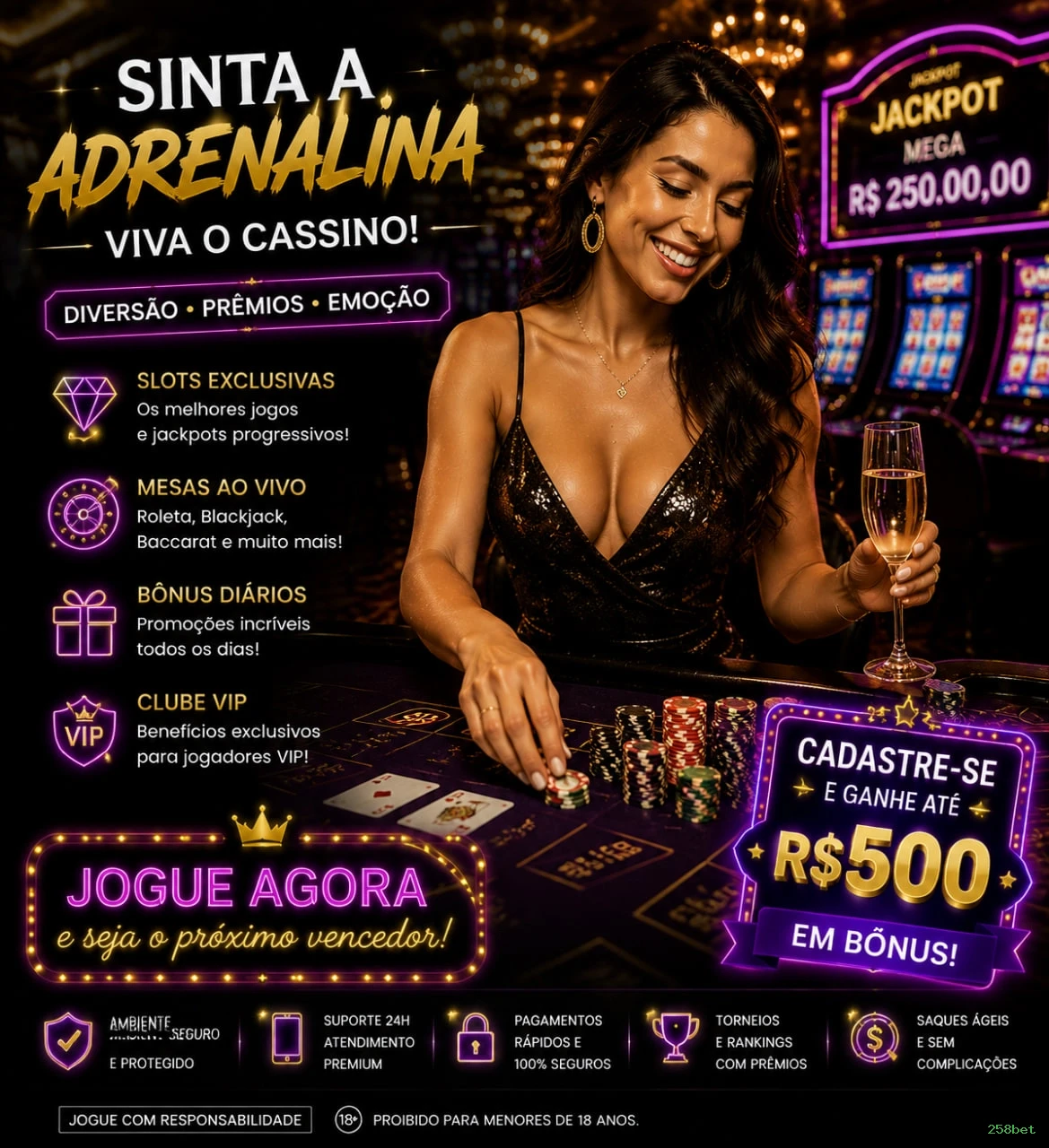 Login rápido no app 258bet